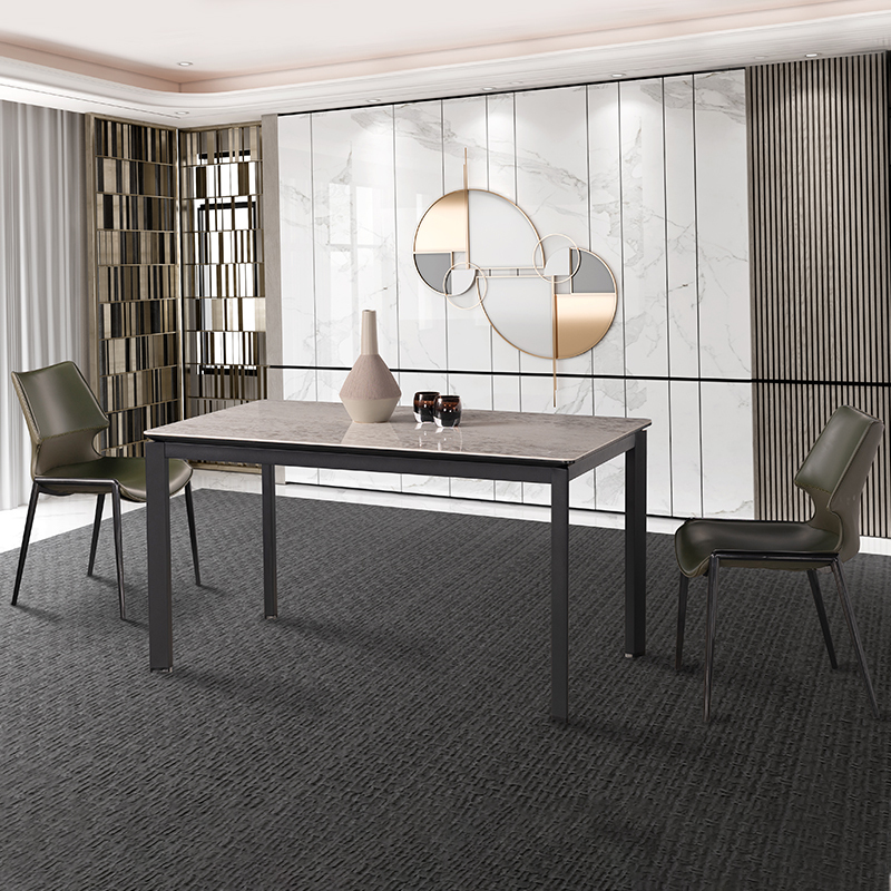 Dining Table Sintered Stone Table Chair Set Customization for Different Space Requirements