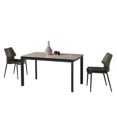 Dining Table Sintered Stone Table Chair Set Customization for Different Space Requirements