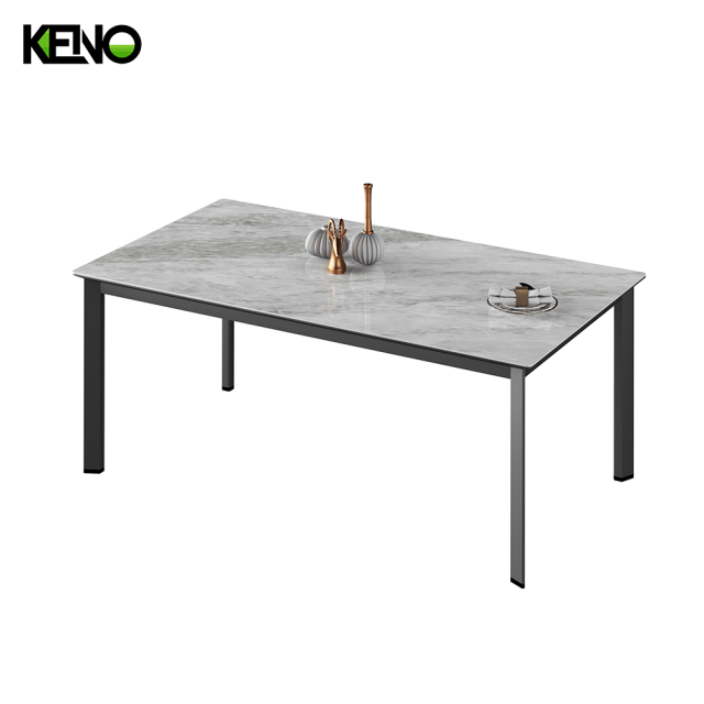 Dining Table Customized Hotel Sintered Stone Furniture for Villa & Apartment Decoration