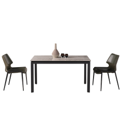 Dining Table Sintered Stone Table Chair Set Customization for Different Space Requirements