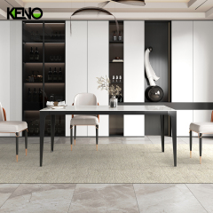 Dining Table Keno Series High-End Sintered Stone Home Furniture with Matching Chair
