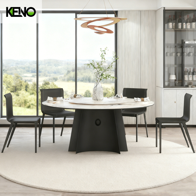 Dining Table Hotel Grade Sintered Stone Table Chair Set for Restaurant and Cafe Projects
