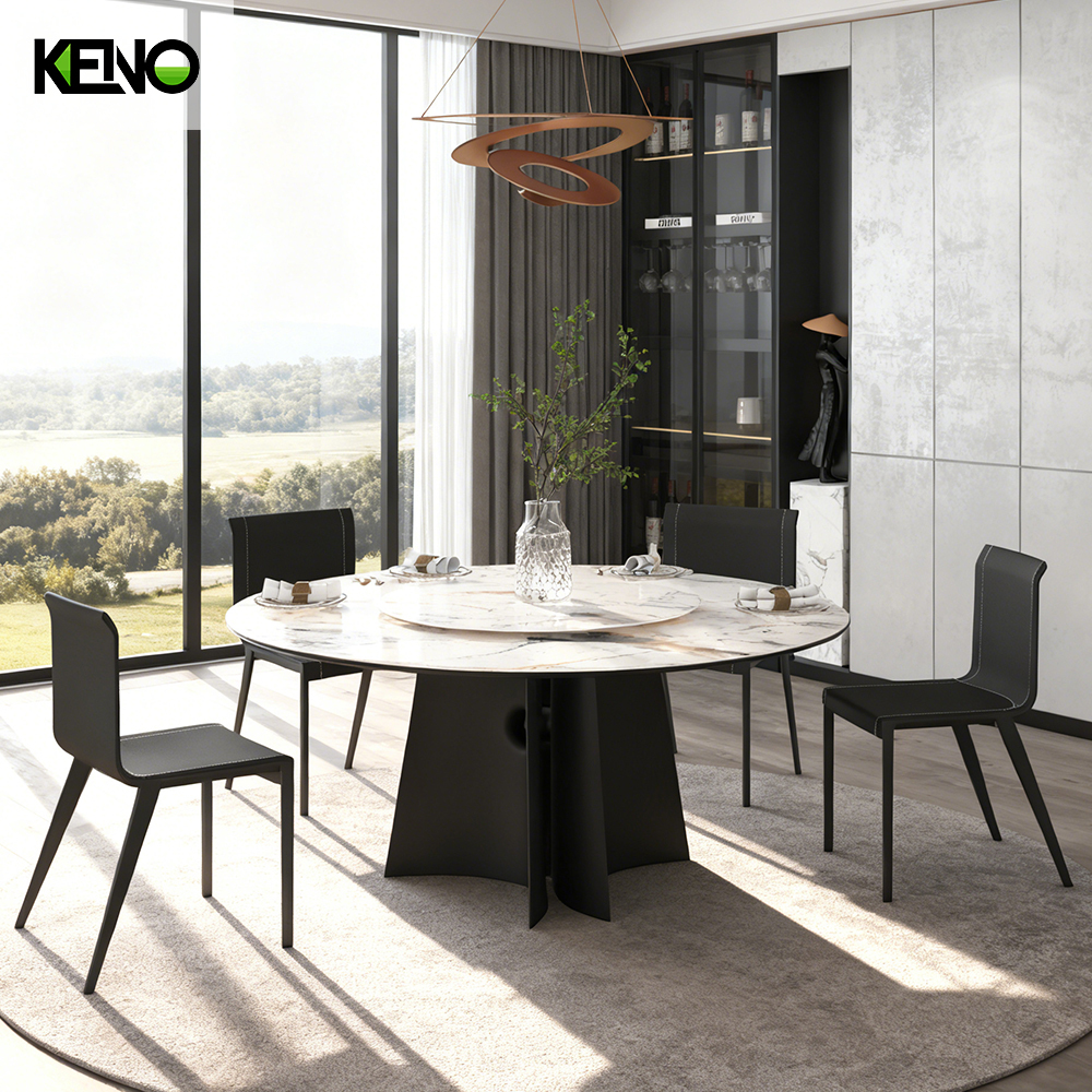 Dining Table Hotel Grade Sintered Stone Table Chair Set for Restaurant and Cafe Projects