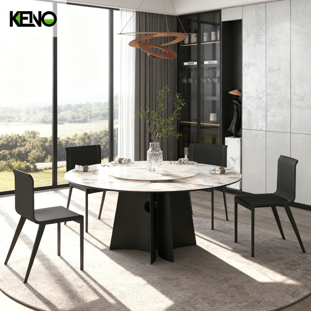 Dining Table Hotel Grade Sintered Stone Table Chair Set for Restaurant and Cafe Projects