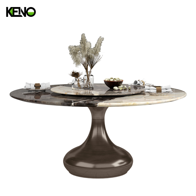 Marble Dining Table Keno Collection Luxury Furniture with Customization Service