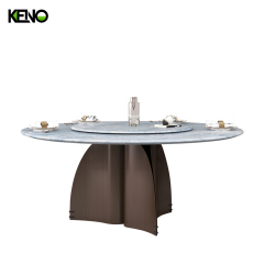 Dining Table Elegant Marble Home Furniture Suitable for Villa and Apartment
