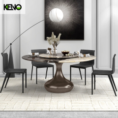 Marble Dining Table Keno Collection Luxury Furniture with Customization Service