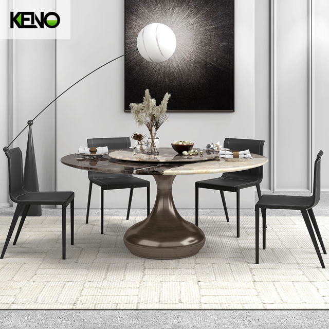 Marble Dining Table Keno Collection Luxury Furniture with Customization Service
