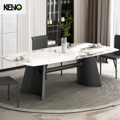Dining Table Luxury Marble Home Furniture with Durable Material for Long Life