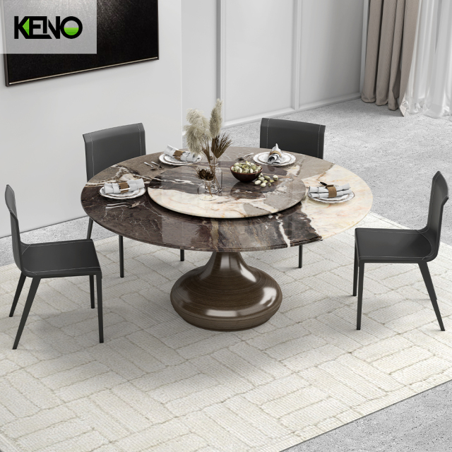 Marble Dining Table Keno Collection Luxury Furniture with Customization Service