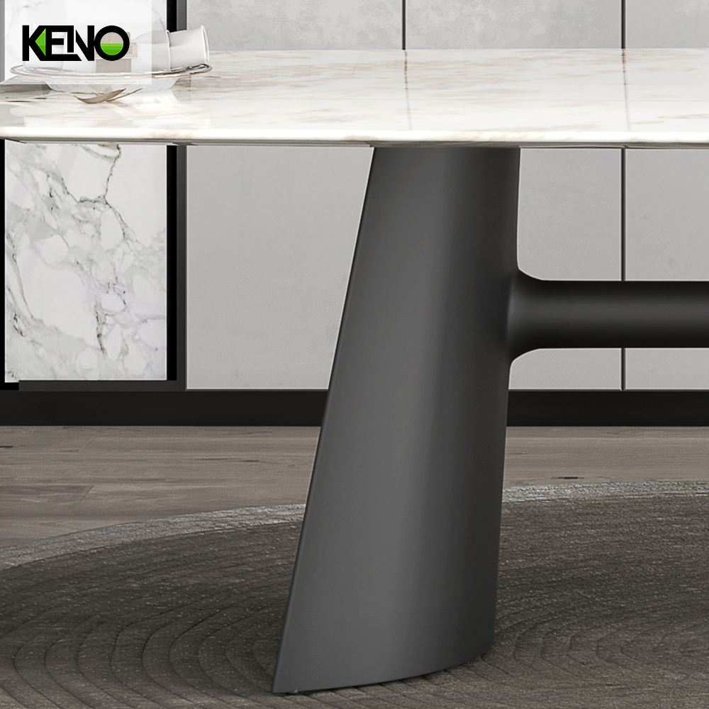 Dining Table Luxury Marble Home Furniture with Durable Material for Long Life