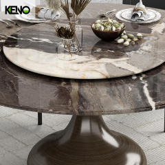 Marble Dining Table Keno Collection Luxury Furniture with Customization Service