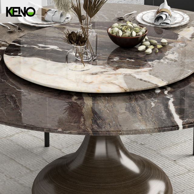 Marble Dining Table Keno Collection Luxury Furniture with Customization Service