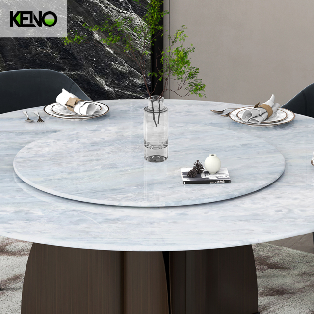 Dining Table Elegant Marble Home Furniture Suitable for Villa and Apartment
