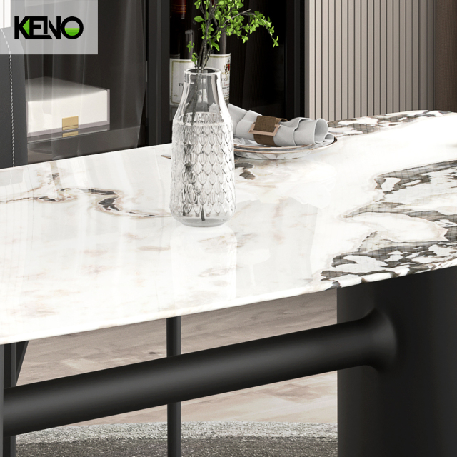 Dining Table Luxury Marble Home Furniture with Durable Material for Long Life