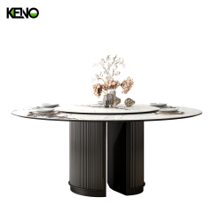 Sintered Stone Dining Table Keno Design Table Chair Set for Residential and Commercial Use