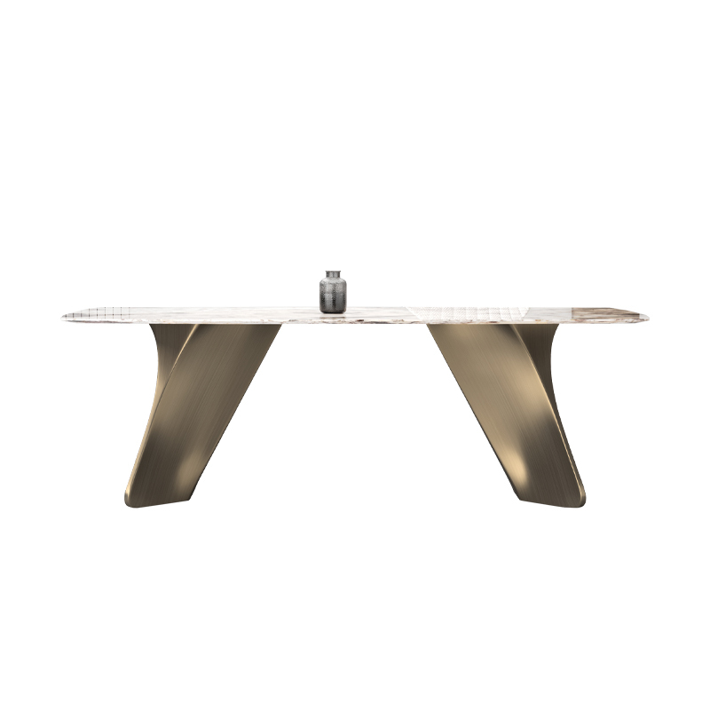 Sintered Stone Dining Table Modern Design Home Furniture with Durable Table Chair Set