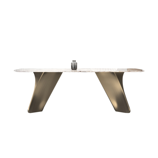 Sintered Stone Dining Table Modern Design Home Furniture with Durable Table Chair Set