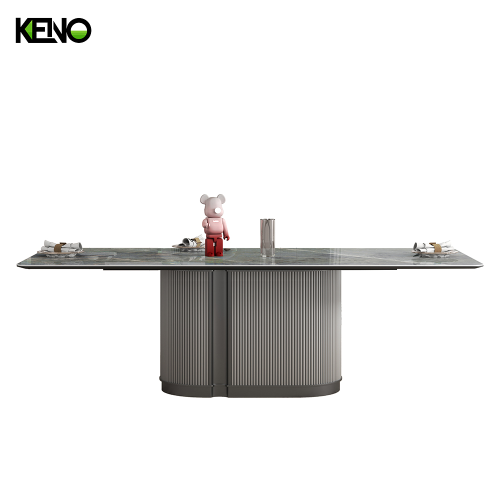 Sintered Stone Dining Table Modern Hotel Furniture with Solid Structure and Elegant Look