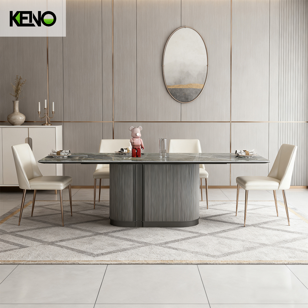 Sintered Stone Dining Table Modern Hotel Furniture with Solid Structure and Elegant Look