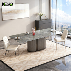 Sintered Stone Dining Table Modern Hotel Furniture with Solid Structure and Elegant Look