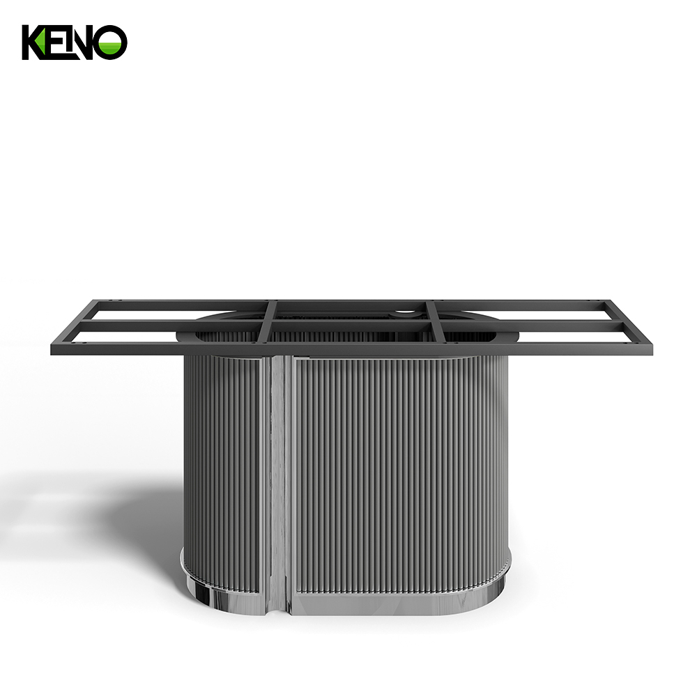 Sintered Stone Dining Table Modern Hotel Furniture with Solid Structure and Elegant Look