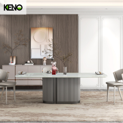 Marble Dining Table Factory Customization Hotel Furniture for Global Buyers