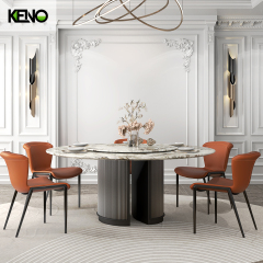 Marble Dining Table Premium Home Furniture with Custom Color and Finish Options