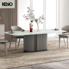 Marble Dining Table Factory Customization Hotel Furniture for Global Buyers