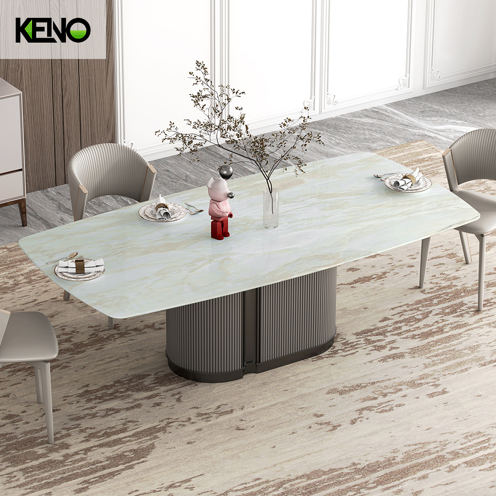 Marble Dining Table Factory Customization Hotel Furniture for Global Buyers