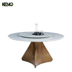 Dining Table Luxury Marble Home Furniture with Custom Size for Modern Dining Space