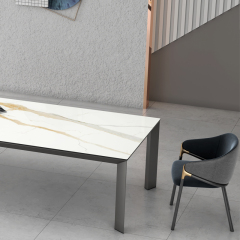 Sintered Stone Dining Table Wholesale Price Luxury Furniture Direct from Professional Factory