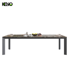Sintered Stone Dining Table Hotel Grade Furniture with Sturdy Chair for Long-Term Use