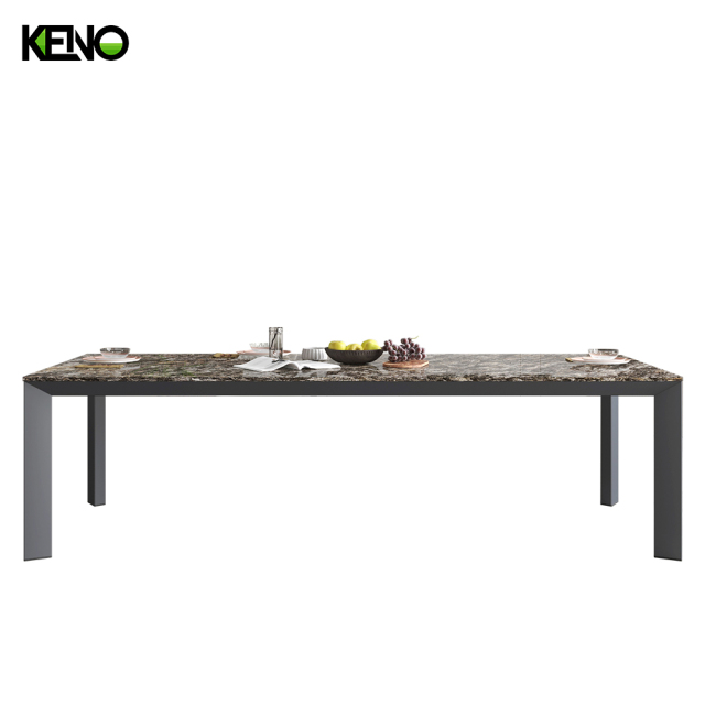 Sintered Stone Dining Table Hotel Grade Furniture with Sturdy Chair for Long-Term Use