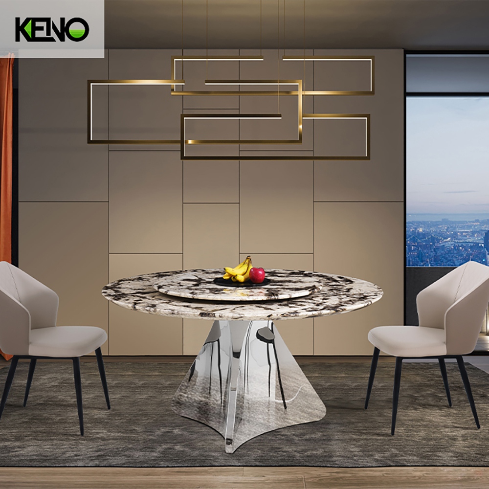 Marble Dining Table Factory Direct Wholesale Hotel Furniture for Commercial Projects