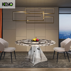 Marble Dining Table Factory Direct Wholesale Hotel Furniture for Commercial Projects