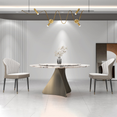 Marble Dining Table Customization Service for High-End Home and Hotel Furniture