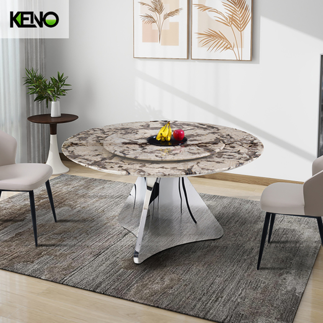Marble Dining Table Factory Direct Wholesale Hotel Furniture for Commercial Projects