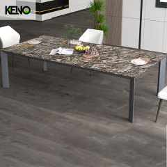 Sintered Stone Dining Table Hotel Grade Furniture with Sturdy Chair for Long-Term Use