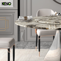 Dining Table High-End Hotel Marble Furniture with Wholesale and Retail Service