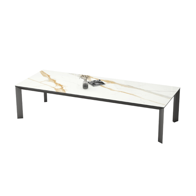 Sintered Stone Dining Table Wholesale Price Luxury Furniture Direct from Professional Factory