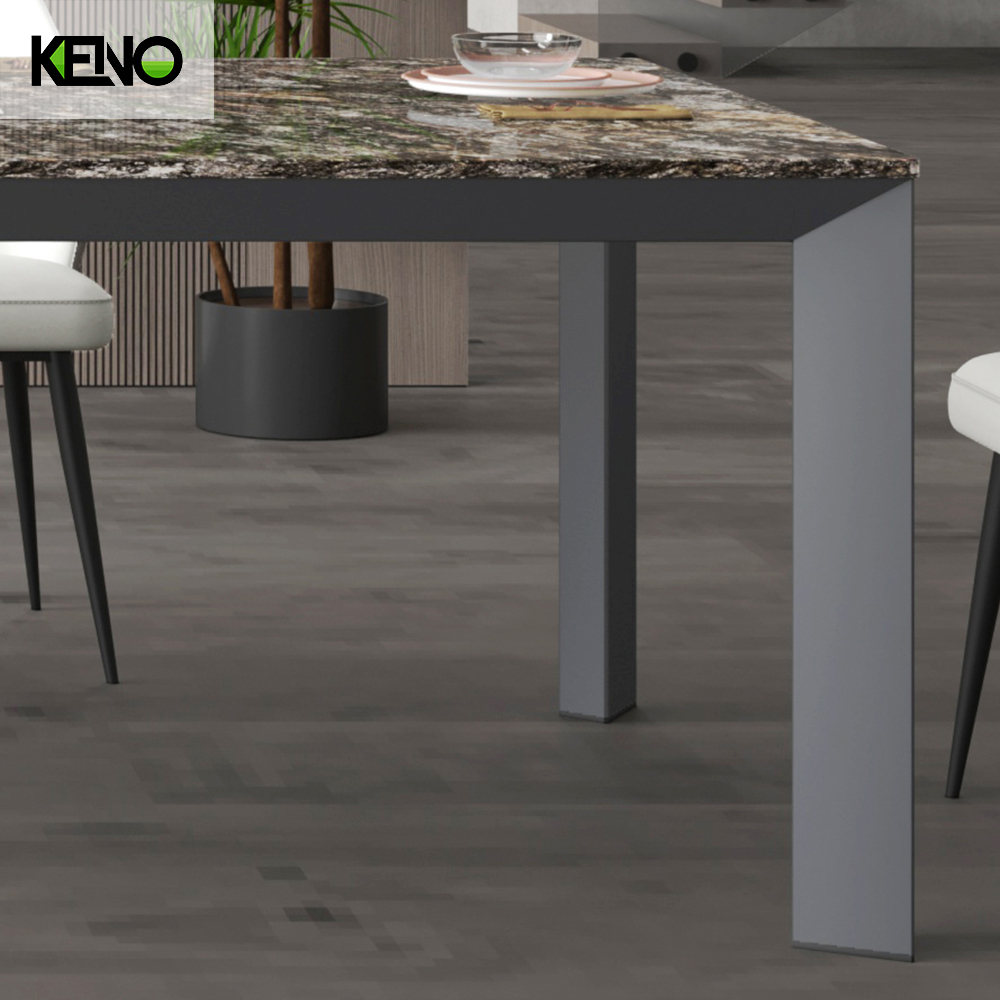 Sintered Stone Dining Table Hotel Grade Furniture with Sturdy Chair for Long-Term Use