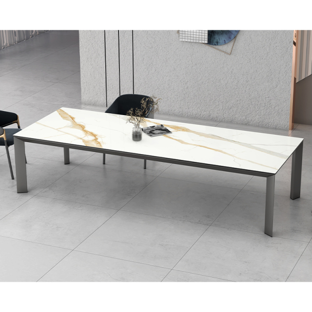 Sintered Stone Dining Table Wholesale Price Luxury Furniture Direct from Professional Factory