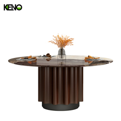 Marble Dining Table Elegant Home Furniture Suitable for Villa and Apartment Interior