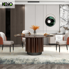 Marble Dining Table Elegant Home Furniture Suitable for Villa and Apartment Interior