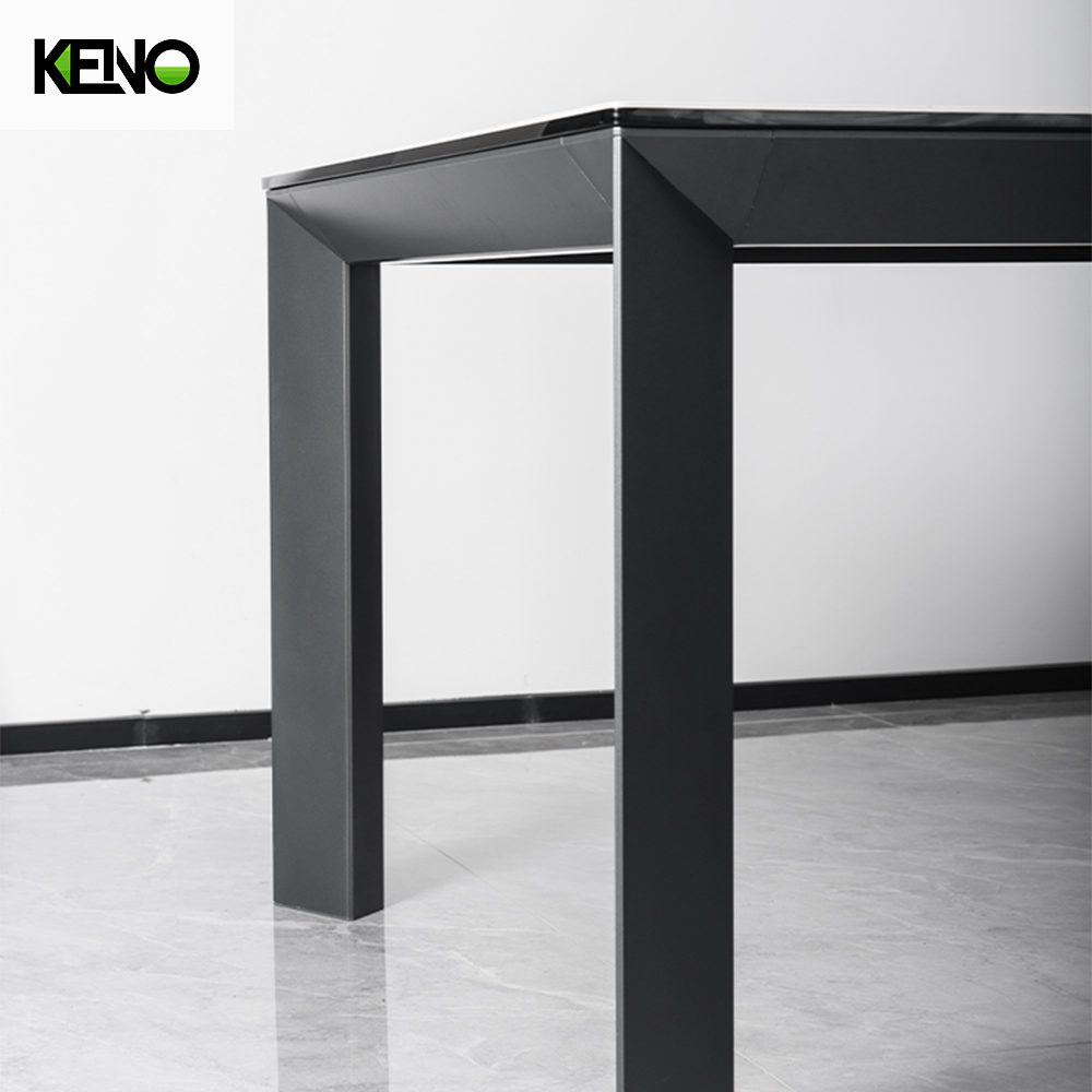 Sintered Stone Dining Table Elegant Home Furniture Suitable for Villa and Apartment Interior