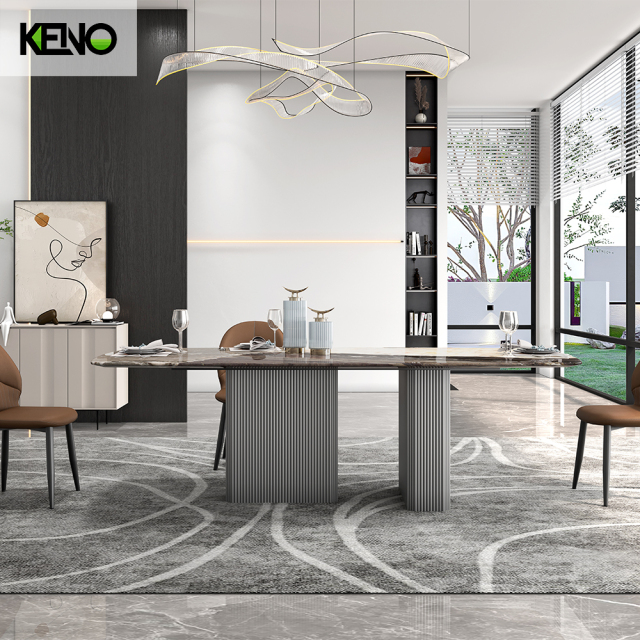 Marble Dining Table Keno Collection Customized Furniture for Personalized Home