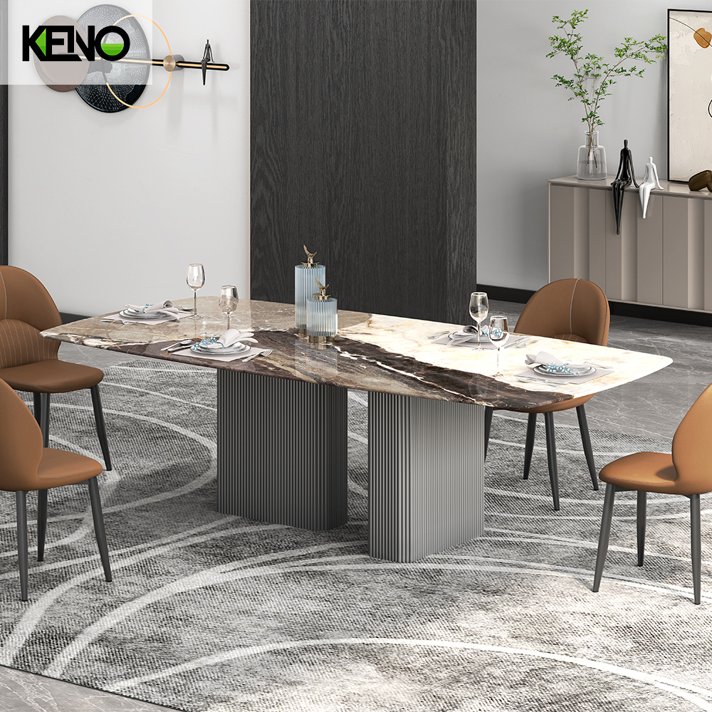 Marble Dining Table Keno Collection Customized Furniture for Personalized Home