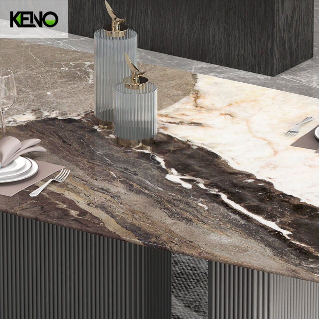 Marble Dining Table Keno Collection Customized Furniture for Personalized Home