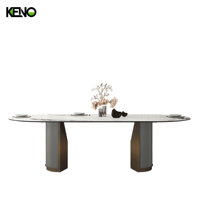 Sintered Stone Dining Table Wholesale Hotel Furniture with Fast Shipping and Good Service